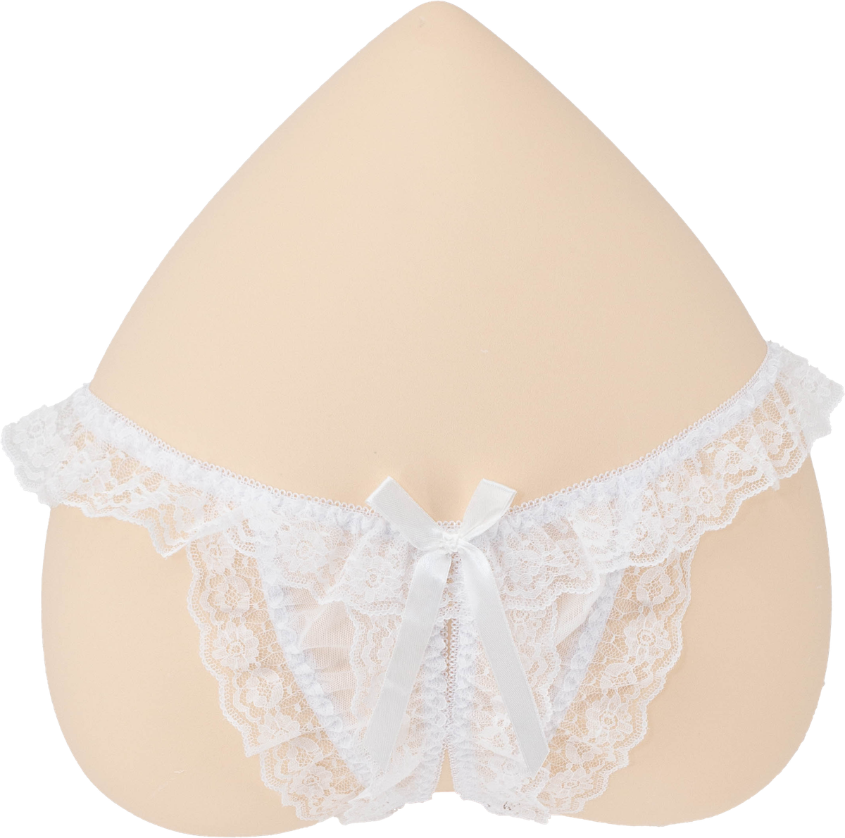 Ribbon Sexy Wavy Lace Thong