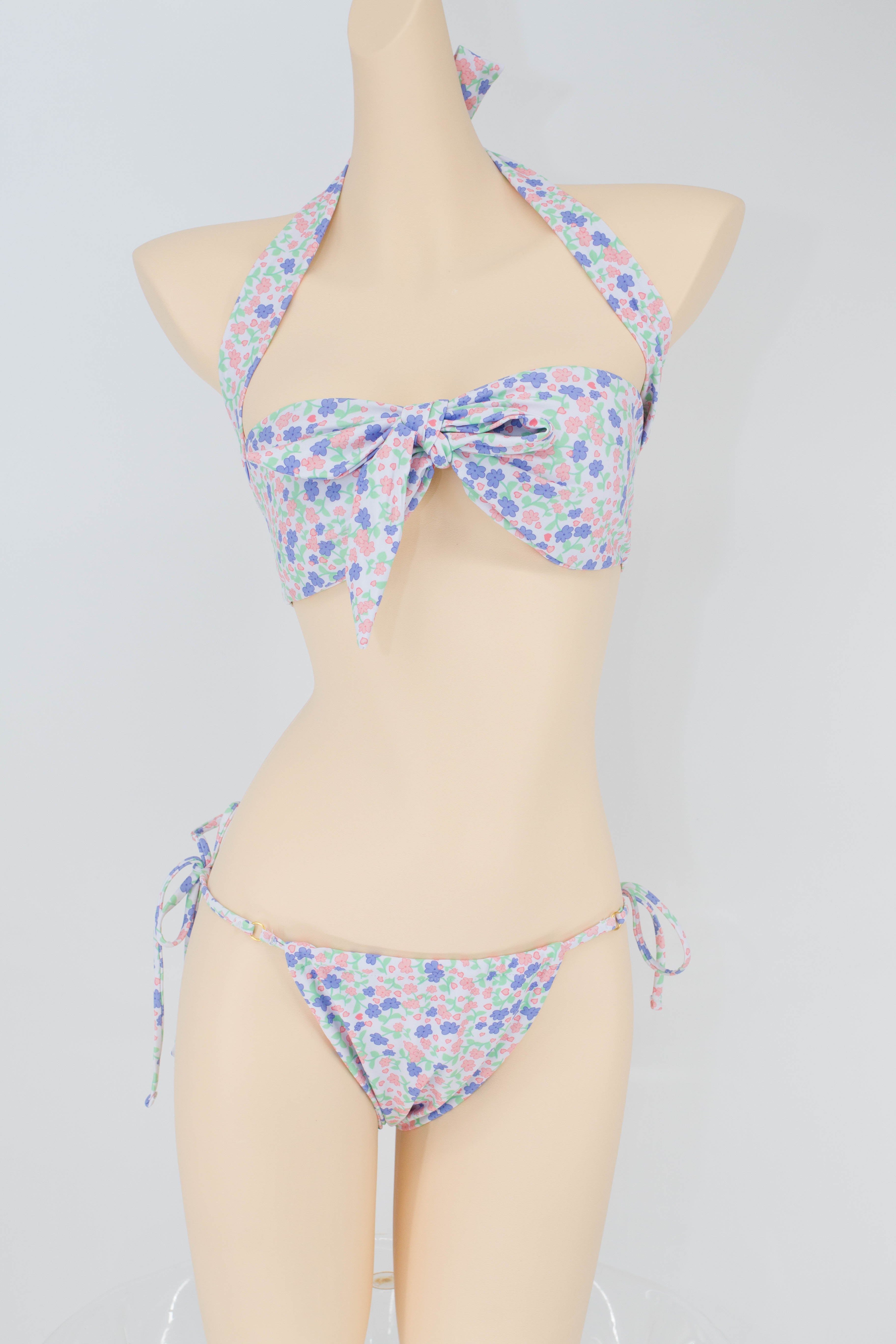 Floral Bandeau Bikini Set