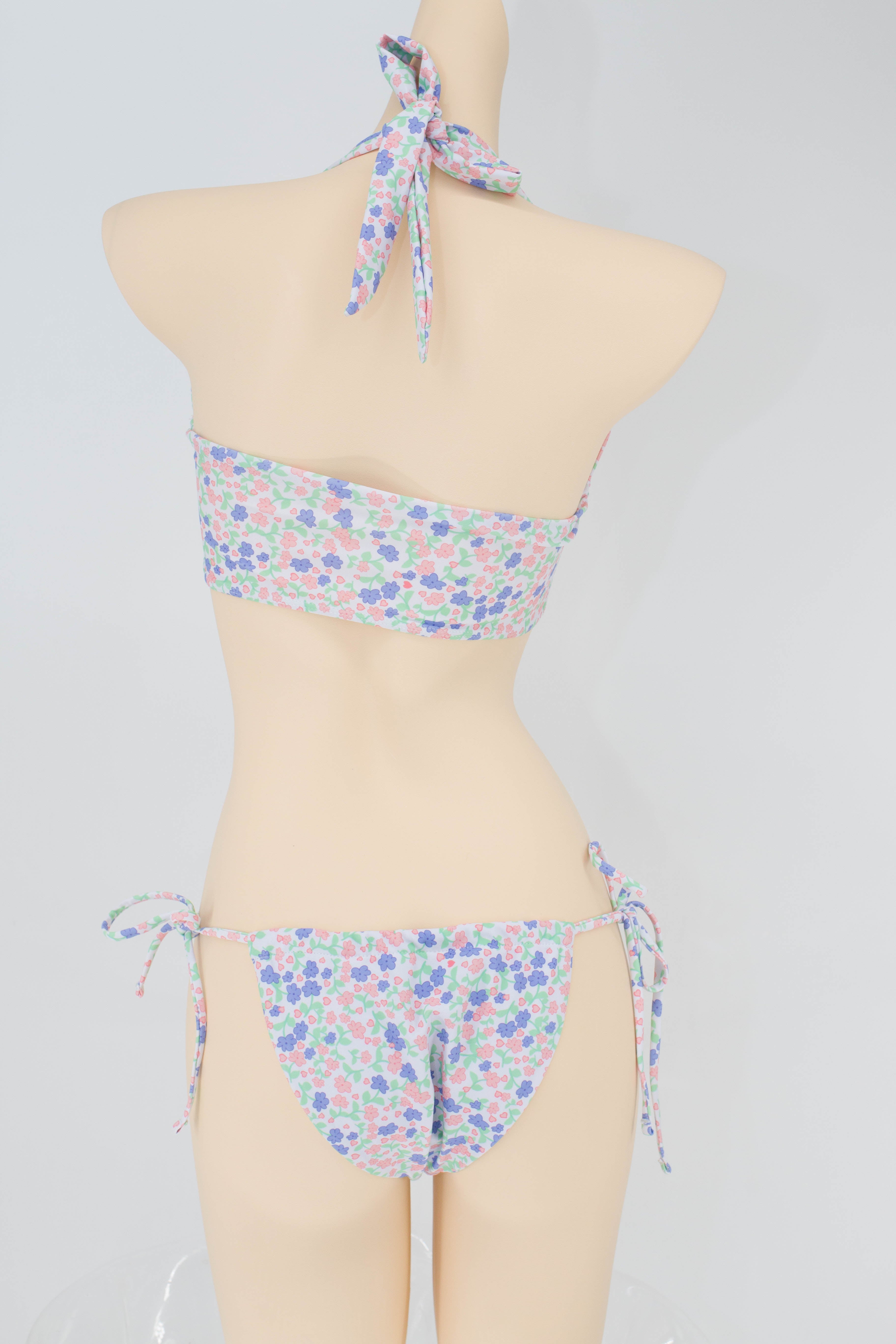 Floral Bandeau Bikini Set