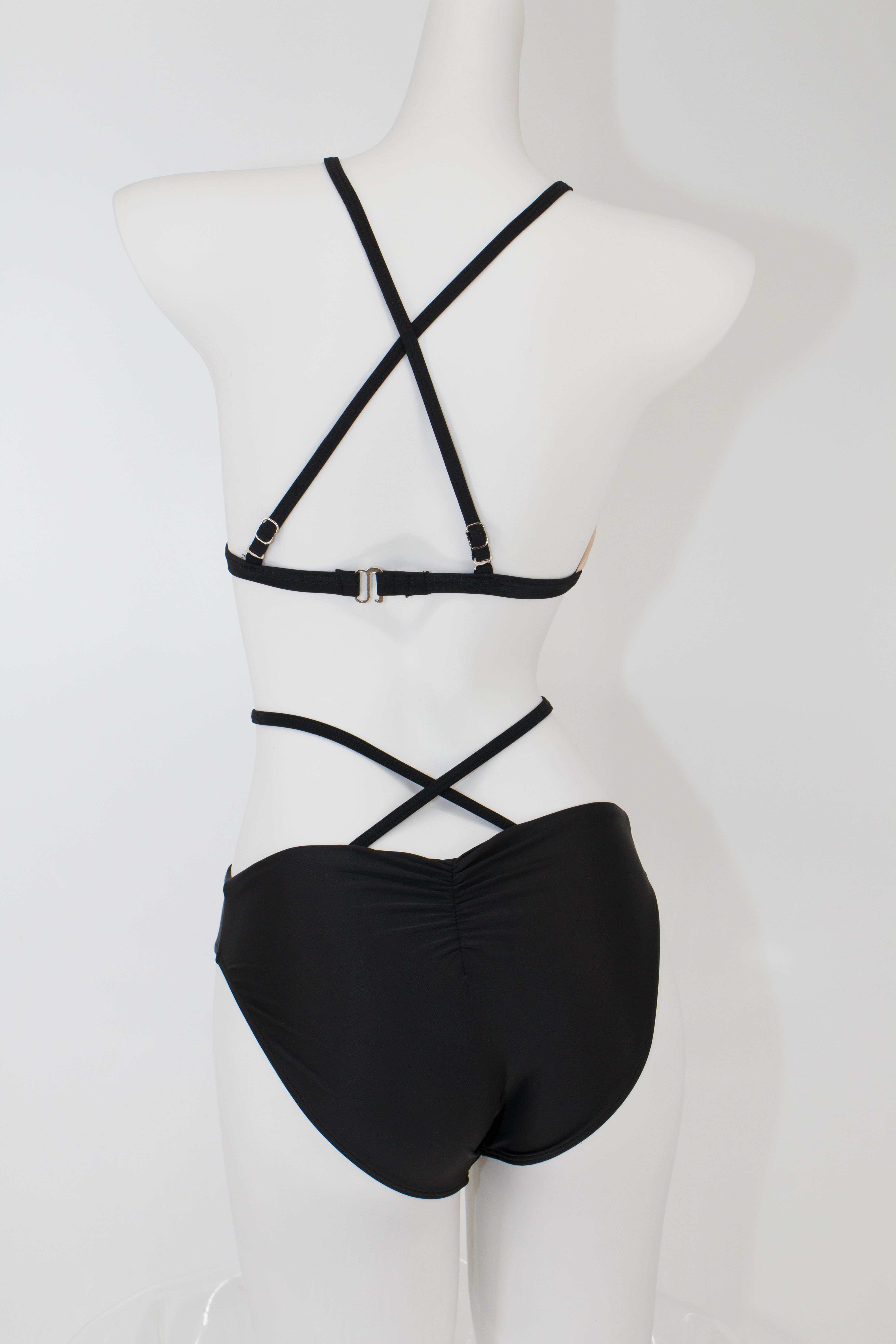 Hollow Colour Matching Bikini Set