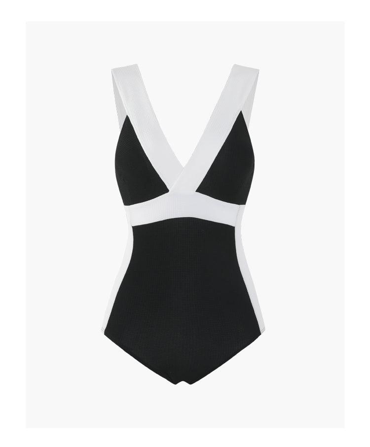 Color Block Monokini