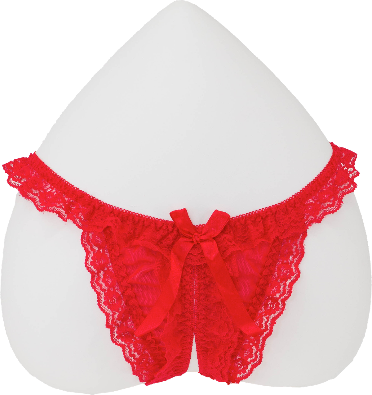 Ribbon Sexy Wavy Lace Thong