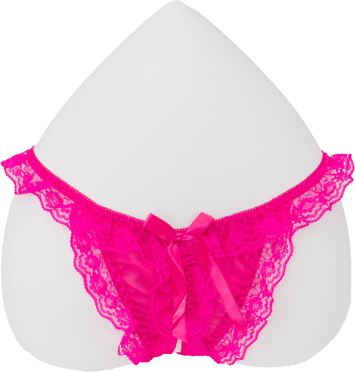 Ribbon Sexy Wavy Lace Thong